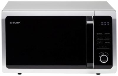 Sharp - R764SLM 900W Microwave with Grill - Silver